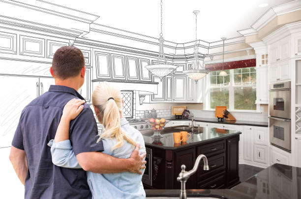 Professional Kitchen Island Installation technician working in Perry Hall, MD